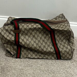 UNISEX - Vintage Gucci GG Monogram Duffle Bag